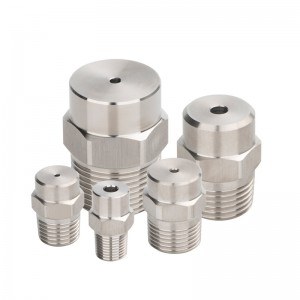 Rustfrit stål fast kegle -dyse støvning og befugtning højt og lavt tryk atomisering konisk dyse vandtåge rengøringsdyse